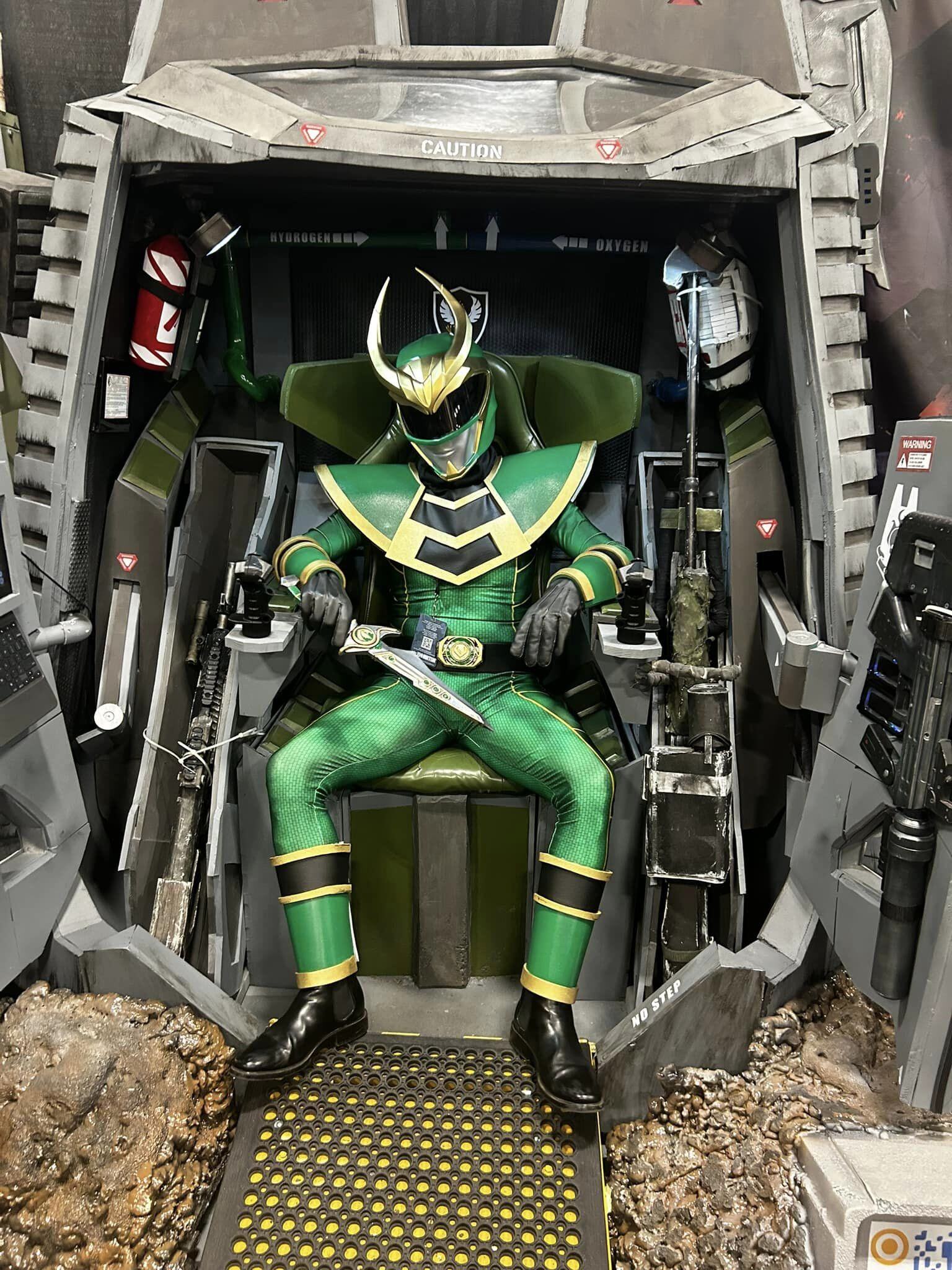 Loki tapped into the morphin grid at Phoenix Fan Fusion 2024